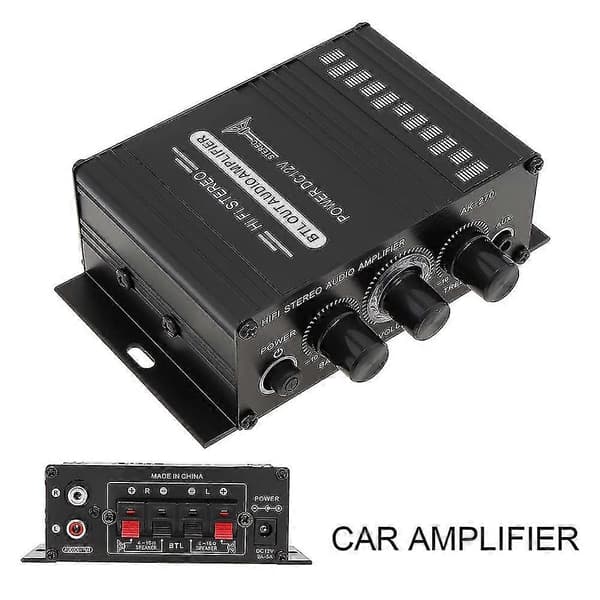 Power Amplifier Audio Karaoke Home Theater Amplifier 2 Channel Class D Amplifier USB/SD Aux Input