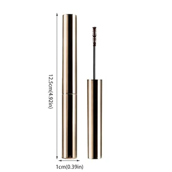 Mascara Lengthening Fiber Natural Smudges Proof Mascara Lengthening - Svart