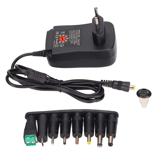 41W strømadapter spændingsregulering multifunktionel USB-interface strømadapter 100-240V EU-stik