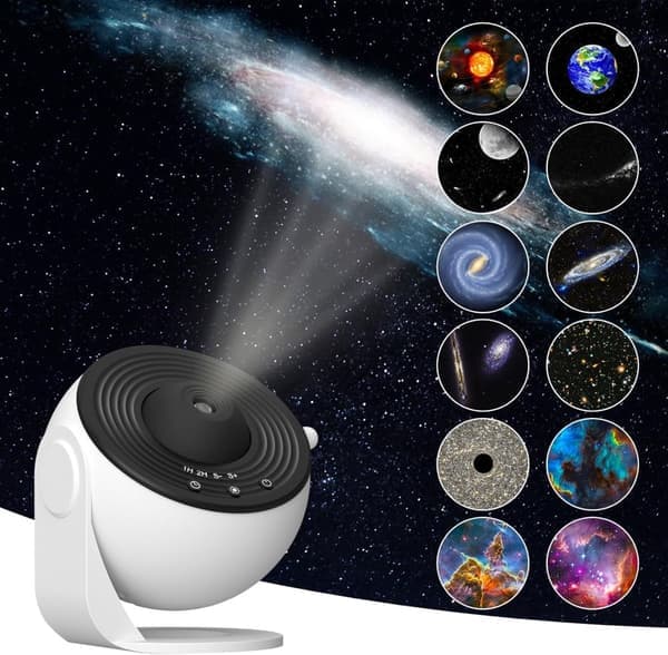 Projector - 13-in-1 Projector - with 360° Rotation - Starry Sky Projector