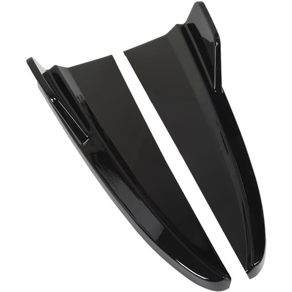 1 Pair Rear Bumper Lip Diffuser Rear Side Splitter Replacement for C-Class W205 C43 AMG-Line 2015-2021, Gloss Black