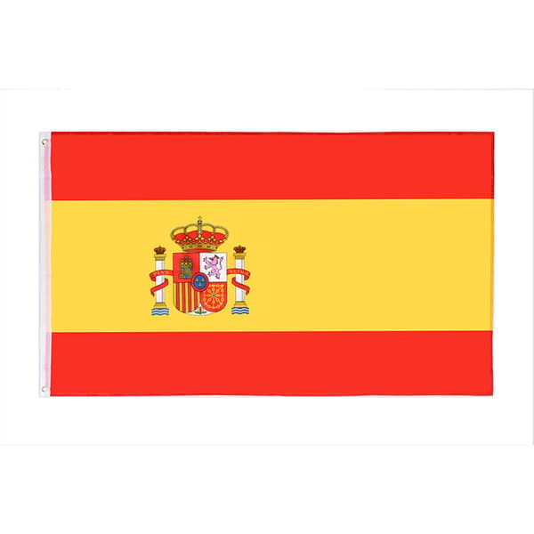 ##/Espanjan lippu 3x5 jalkaa ulkokäyttöön - (Espanjan lippu)##/