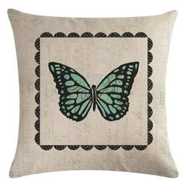 Pillowcase Set, Insect Pattern Decorative Pillow, Sofas Beds, Chairs 18X18 Inch
