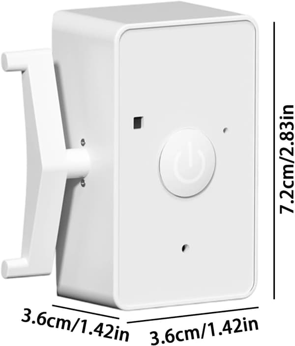 Automatic Push Button | Wireless Automatic Controller - Illuminated Push Button - Compatible with Bedroom, Garage, Wall, Dorm, Workplace, Appliances, Home