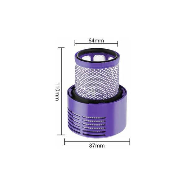 3 erstatningsfiltre til Dyson V10-serien CHAM
