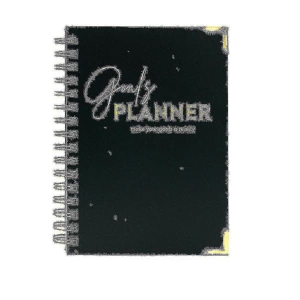 Weekly and Monthly Planner Practical Personal Organizer Notebook Agenda Planner School Gift Black