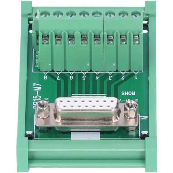 PCB Terminal Block Copper Material Printed Labels Compact 0.8A/pin 0.2Nm Female Twist-on Distribution Module DC 60V, DUBUNS