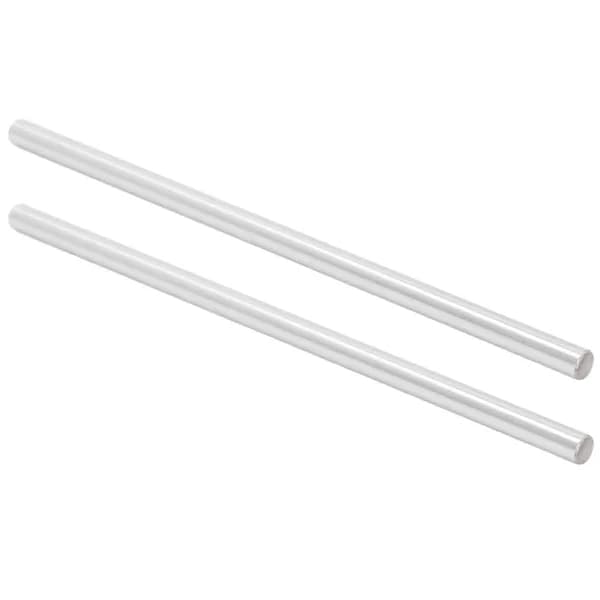 2 stk 8 mm Lineær Aksel Høj Præcision Forkromet Stål Bevægelsesguide Cylinder til 3D-printer 500 mm / 19,7 tommer