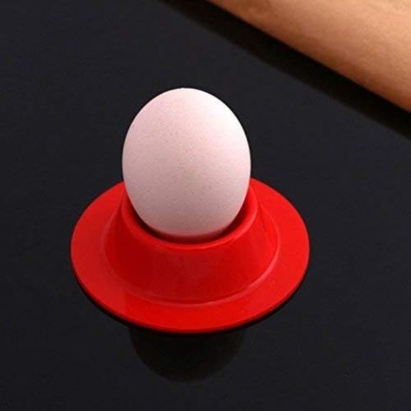 Färgglada äggkoppar i silikon, set med 4 färgglada äggkoppar i silikon,