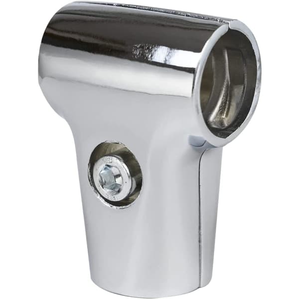 1 stk. aluminiumslegering forbindelsesled, fastgørelseselement, sølv indvendig diameter 25 mm til runde rørrammer, stilladser, displaystativer, tørrestativer