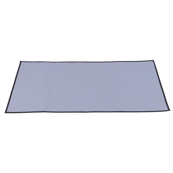 Outdoor Camping Grill Mat Silicone Fireproof Flame Retardant Mat Protective Mat Grey