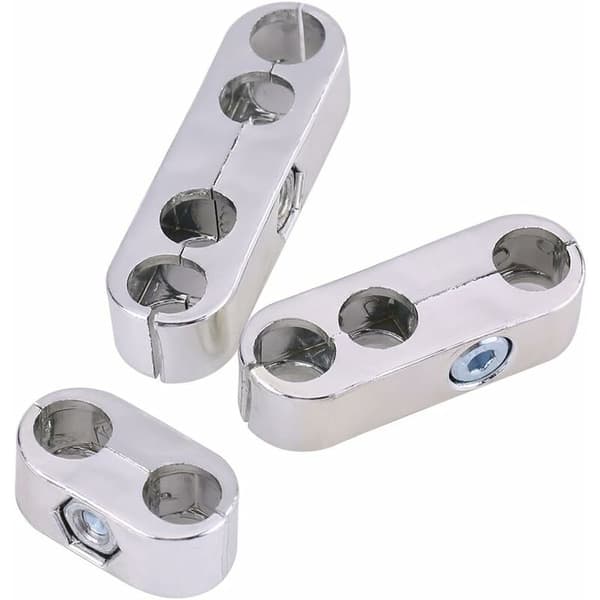 7mm/8mm Spark Plug Wire Separator Kit Engine Spark Plug Wire Holder (Silver)
