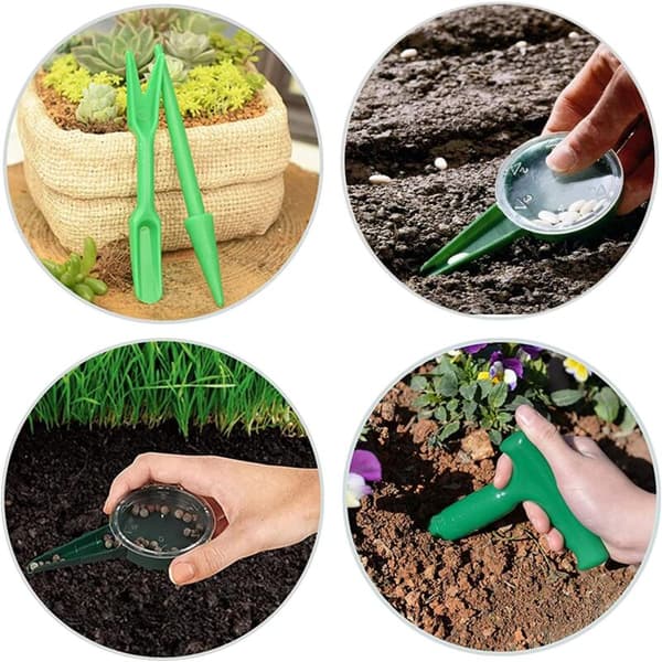 Garden Tool Seeder, Miniature Garden Tools Mini Sowing Tool Garden Planter