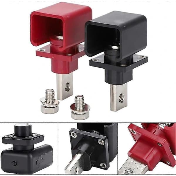 NA/300A Batterikontakt av koppar, litiumbatteri, genom vägg, högström koppar (2 st)