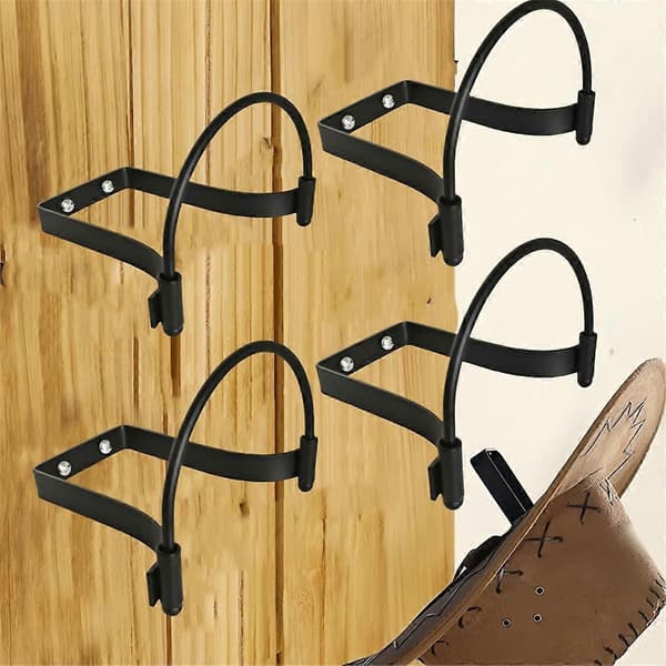 6 stk. Cowboy Hat Rack, Multifunktionel Opbevaring, Vægmonterede Hattekroge.