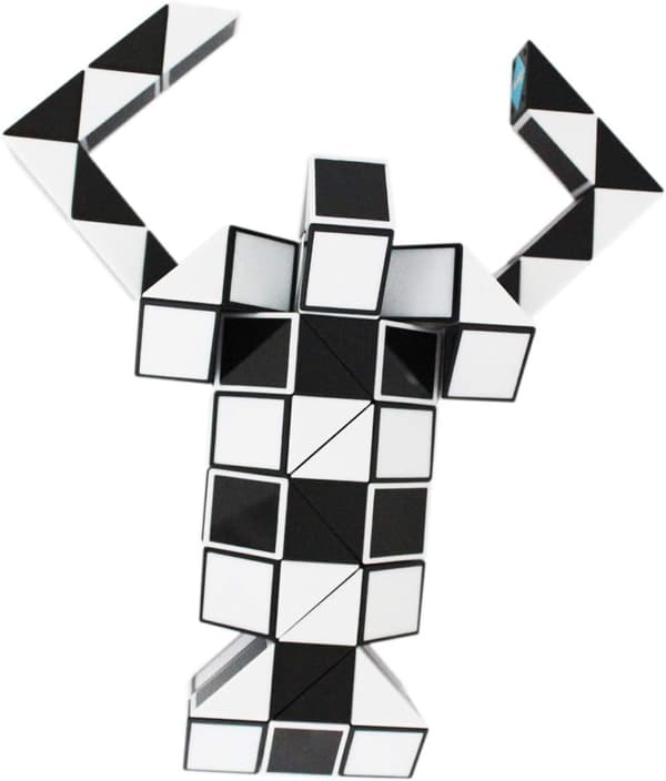 Magic Snake Cube Twist Puzzle 72 Wedges Sensory Fidget Stocking S