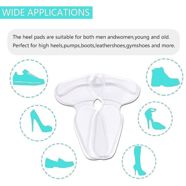 2-pak hælindlæg - Skoindlæg - Bløde effektive Beige Beige