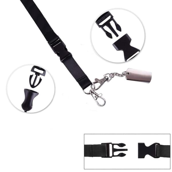 Office Lanyard with Detachable Buckle and Reinforced Model Hook