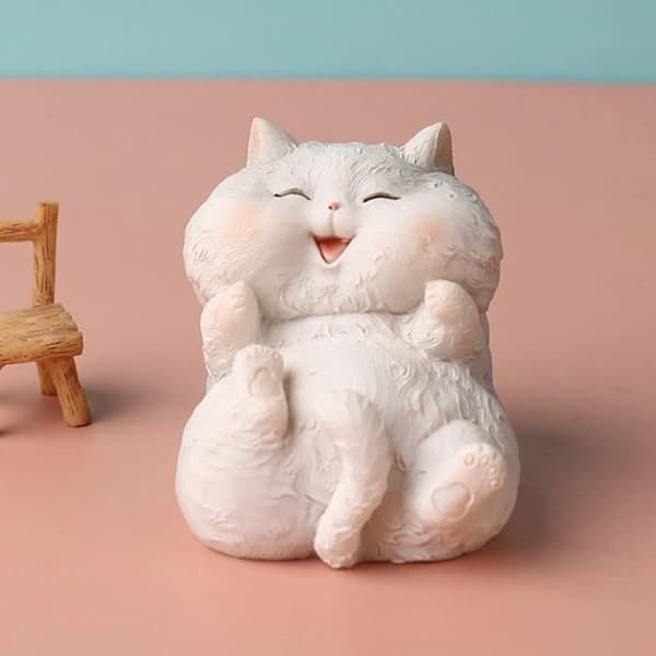 Harts Katte Statue Bobblehead Ornament 2 2 2