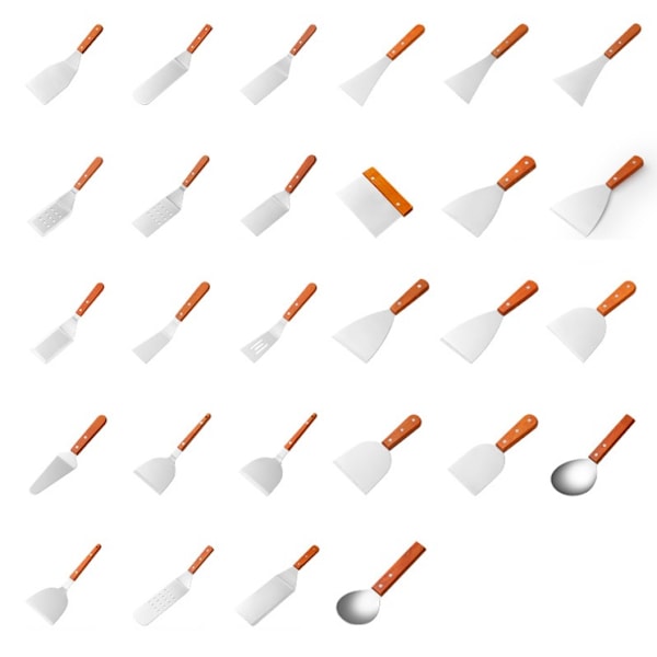 Set med 2 grillspatlar (C)