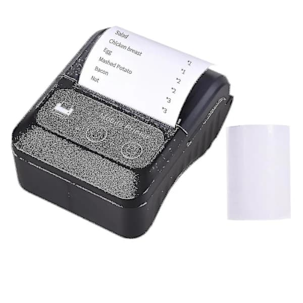 Portable Thermal Receipt Printer Wireless Bt Mini Receipt Pos Mobile Printer. Esc/pos Compatible