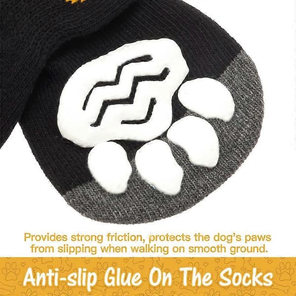 Non-Slip Dog Socks with Grip to Prevent Licking