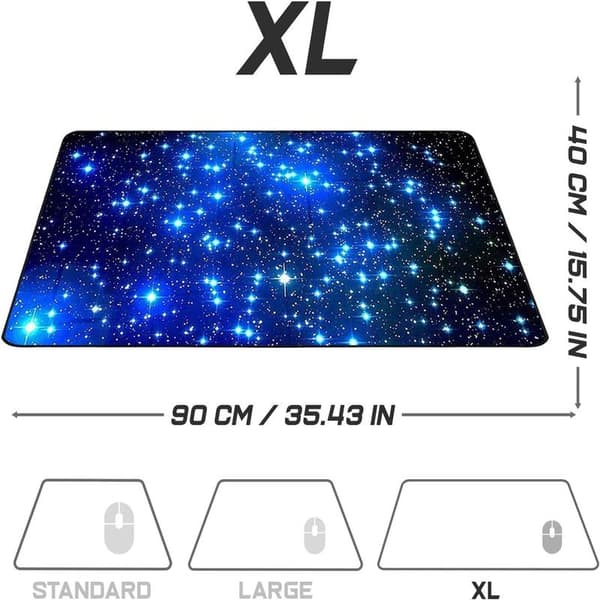 XL Gaming Musemåtte - 900 x 400 mm - Spillemusemåtte - Special Su