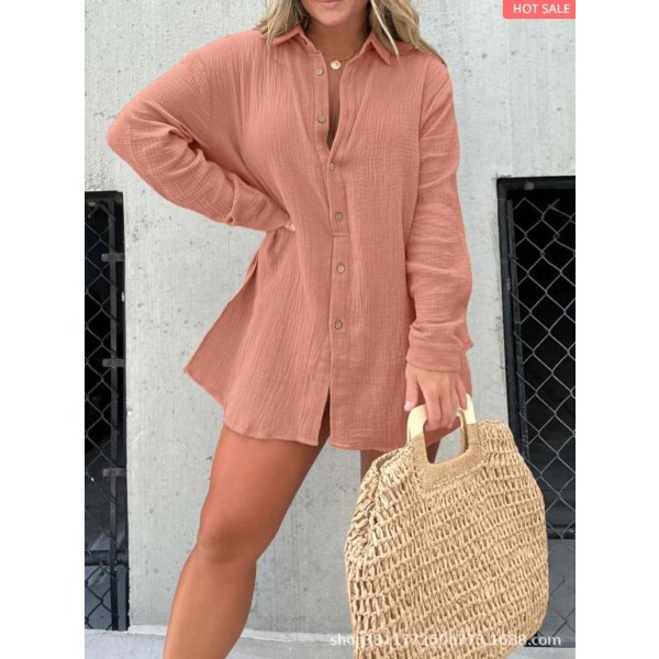 Pink Laura Romper-kjole, Barcelona Breeze Romper-kjolesæt, Satin Romper-kjole Linned Beach Cover up 2-delt sæt-XL