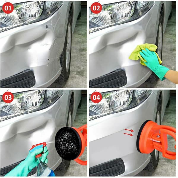 Heavy Duty Suction Cup Tool for Car Dent Removal (Large + Small)
