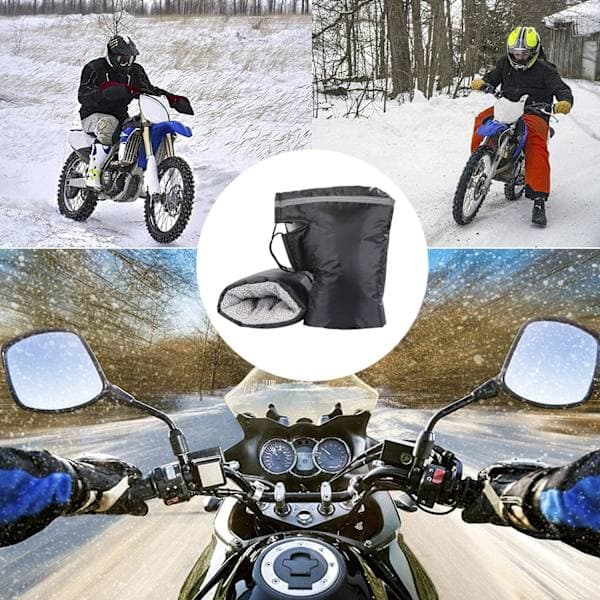 Motorcycle Handlebar Muff Windproof Waterproof Warm Gloves