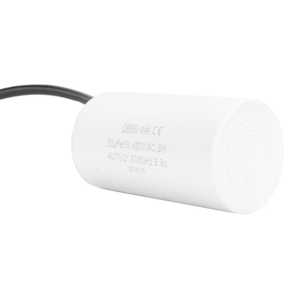 CBB60 Motor Starting Capacitor 450V 50uF Microfarad Capacitor Wire Lead