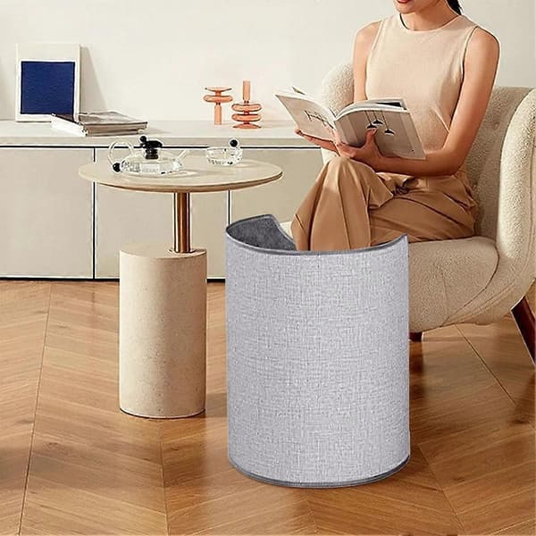 Under-desk Leg Warmer for Office, Quiet Operation, Energy-Efficient Solution for Chilly Evenings Grey UK plug UK plug Grey