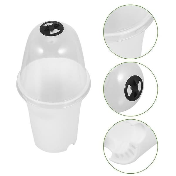 2 pcs suffocating pots, succulent containers, flower pot with lid
