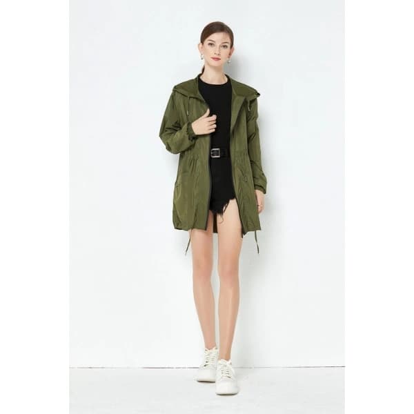 Women's Waterproof Rain Jacket - Lightweight Outdoor Jacket - Windproof Jacket - Packable