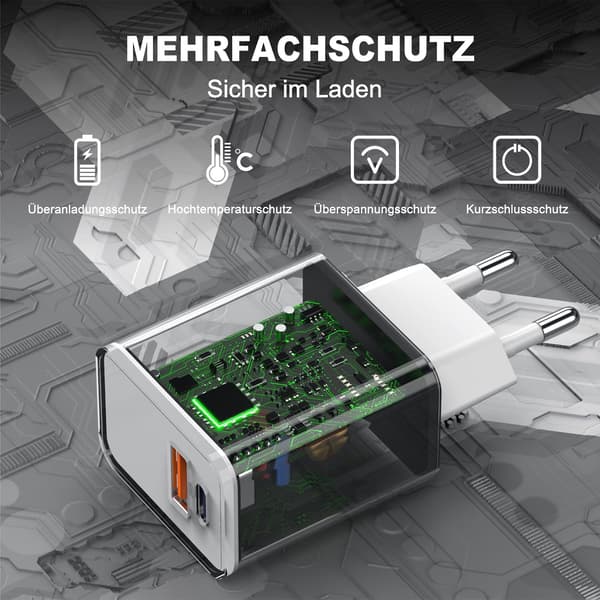 20W USB C Hurtigoplader til iPhone 14 13 12 11 Serie Adapter