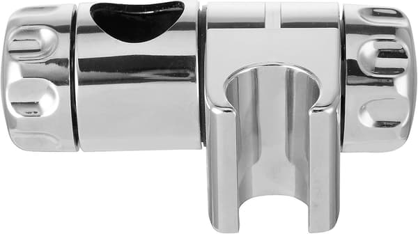 25 mm forkromet brusehovedholder med beslag til 25 mm bruserstang