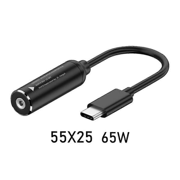 DC hun til Type-C han hurtigopladningskabel til computer (DC5525)