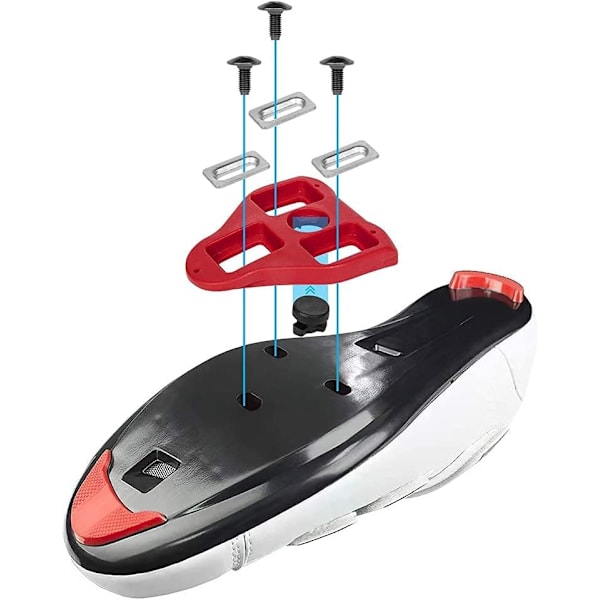 Klamper til pedaler, kompatible med Look Delta (9° float)