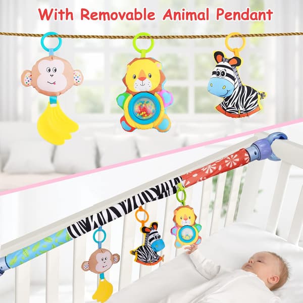Baby Arch Toy Stroller - Clip-on Crib Activity Bar