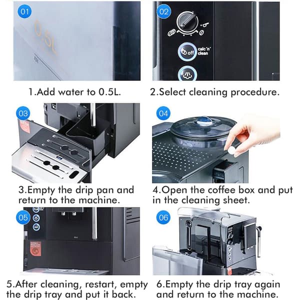 50 ST Coffee Machine Cleaning Tablets for Automatic Coffee Machines