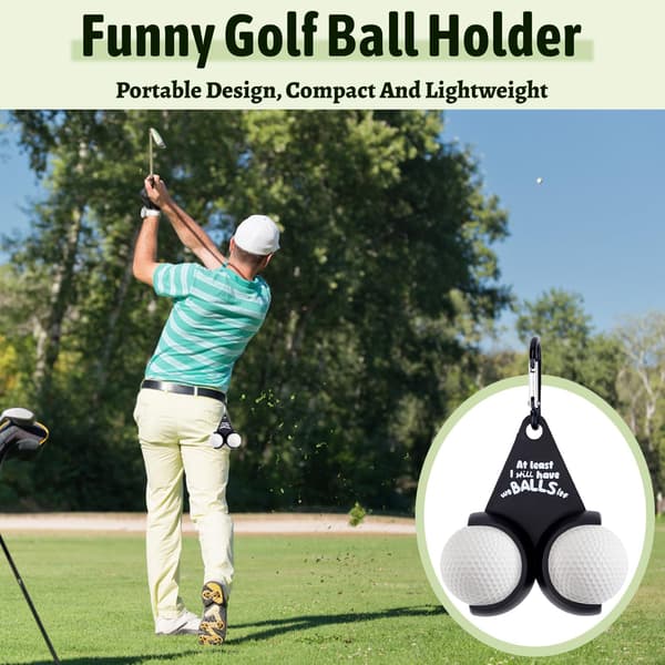 Golfboldholder, Sjov Golfboldopbevaring, Bærbar Golfboldstativ, Golfbagtilbehør