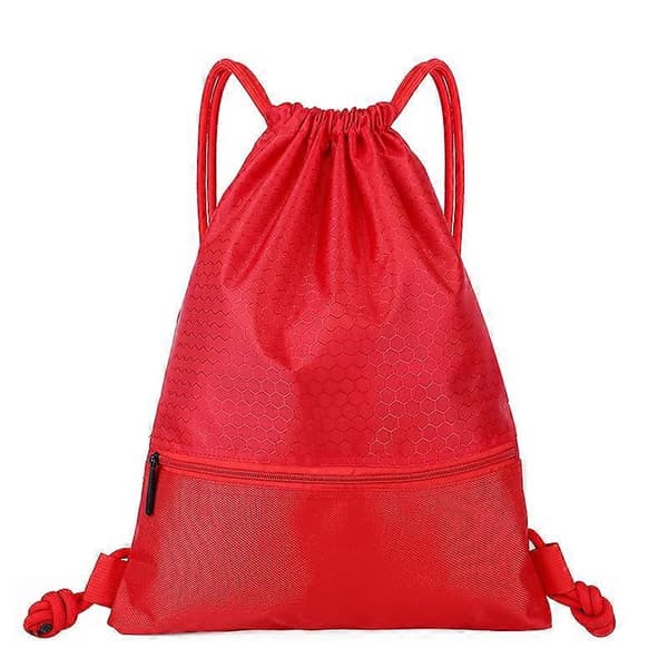 1 pc Drawstring Bag for Outdoor Training Red 50*40CM