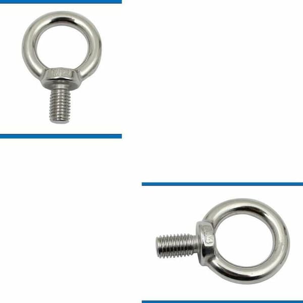 10 stk M8 rustfri øjebolte, rustfri øjebolte, runde øjebolte, runde øjebolte, øjebolt, 304 rustfrit stål, ikke let at korrodere.