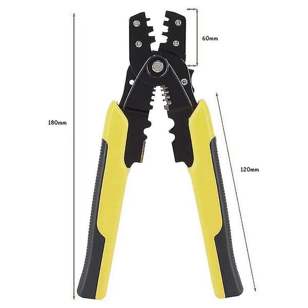 1 pc Crimping Tool Crimper Pliers Wire Crimper Adjustable Crimping Range For Cutting And Crimping Cab
