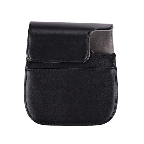 Portable Faux Leather Camera Bag with Shoulder Strap