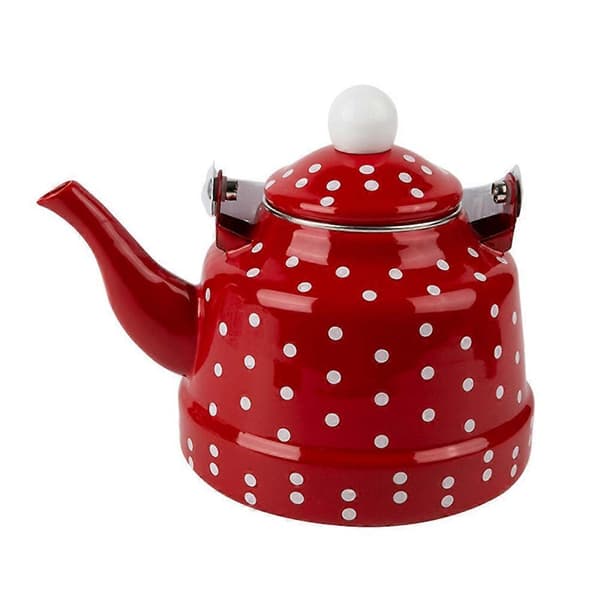 1st Durable Kettle Beautiful Enamel Teapot Kitchen Teapot for Home
