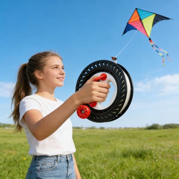 Leijakelan kela ergonomisella kahvalla, ABS-rakenne, 22cm, musta