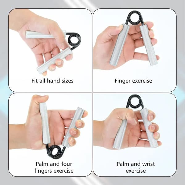 150LBS Grip Strength Trainer, Non-slip Hand Grip Exerciser, Forearm Exerciser Finger Exerciser with 2 Protective Covers