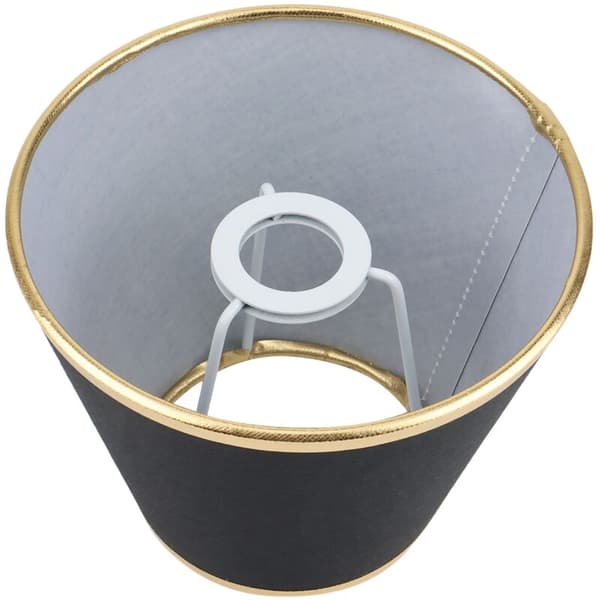 Bubble Fabric Lampshade Simple Lampshade Ceiling Lamp Cover Light Accessory for E14 - Black