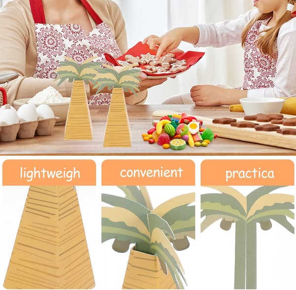 24 Pieces Coconut Tree Candy Box Palm Tree Candy Box Mini Gift